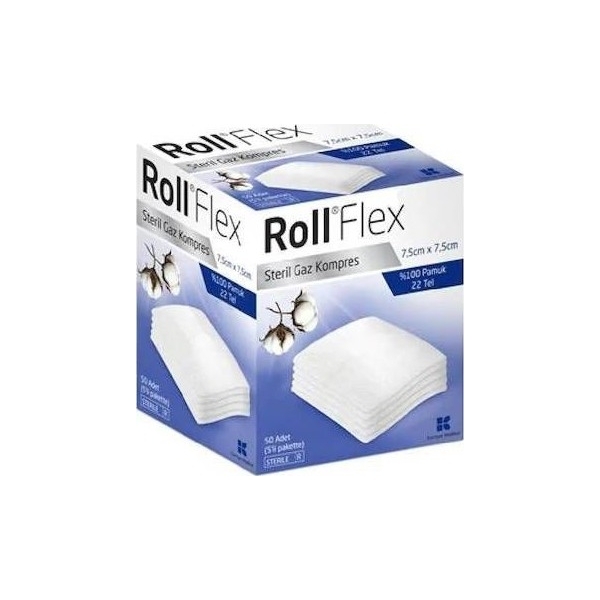 Roll Flex Gaz Kompres 100'lük 22 Tel